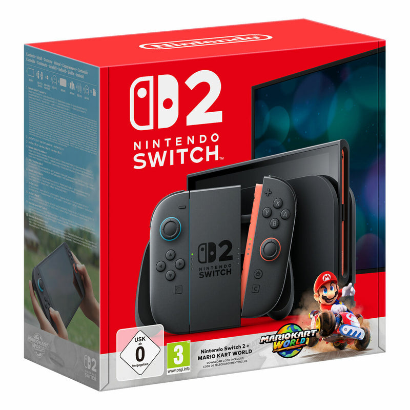 Nintendo Switch 2 Nintendo 10015920 Black Mario Kart World-0