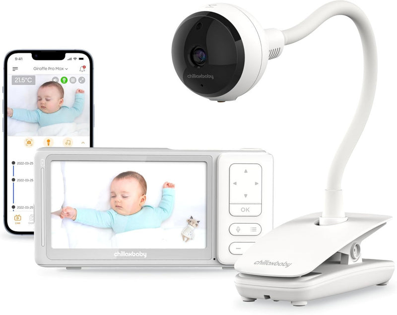 Chillax DM688 Giraffe Pro Max wifi és hordozható kamerás babaőrző-0