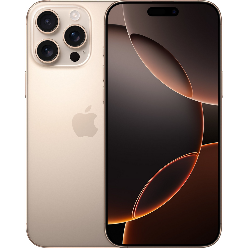 Apple iPhone 16 Pro Max 6,9" 5G 8/256GB Sivatagszínű Titán Okostelefon (MYWX3ZD/A)-0