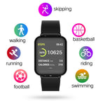 NNEAGS 2X Waterproof Fitness Smart Wrist Watch Heart Rate Monitor Tracker Pink-4