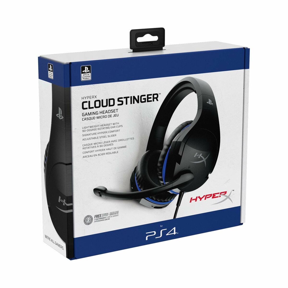 Gaming Headset with Microphone Hyperx Cloud Stinger Black/Blue