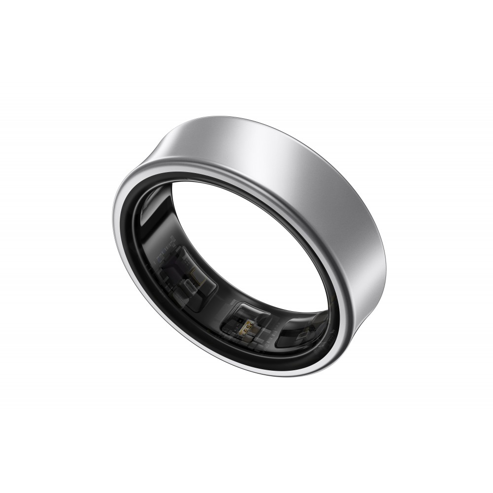 Samsung Galaxy Smart Ring Size 5 Okos gyűrű 15.7mm Töltő tokban - Ezüst (SM-Q505NZSAEUE)-0