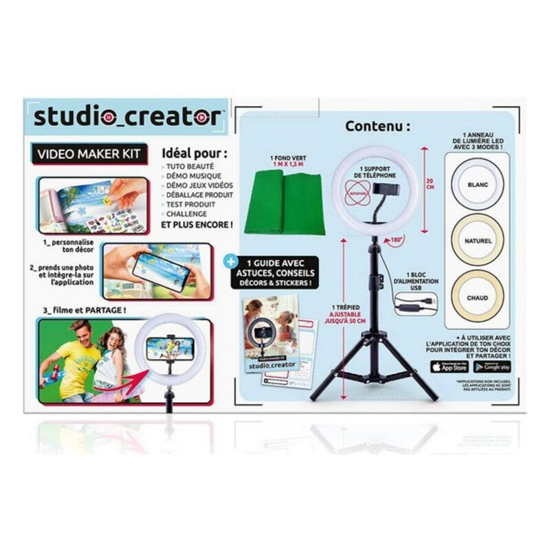 Selfie Ring Light Video Maker Kit