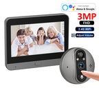 WiFi Smart Peephole Camera Doorbell-1