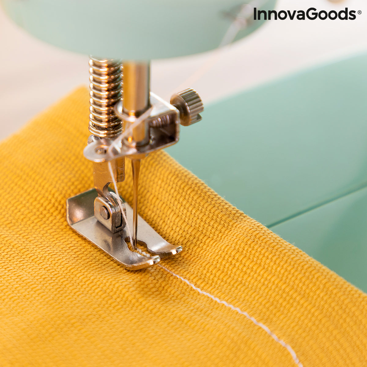 Mini Portable Sewing Machine with LED, Thread Cutter and Accessories