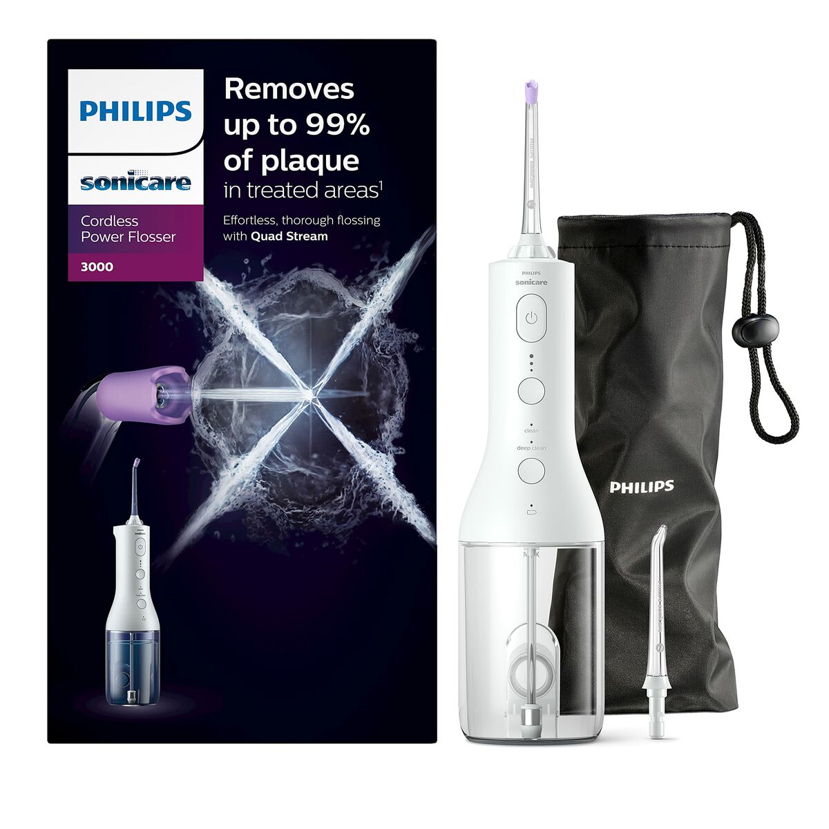 Electric Toothbrush Philips Irrigador oral con tecnología Quad Stream