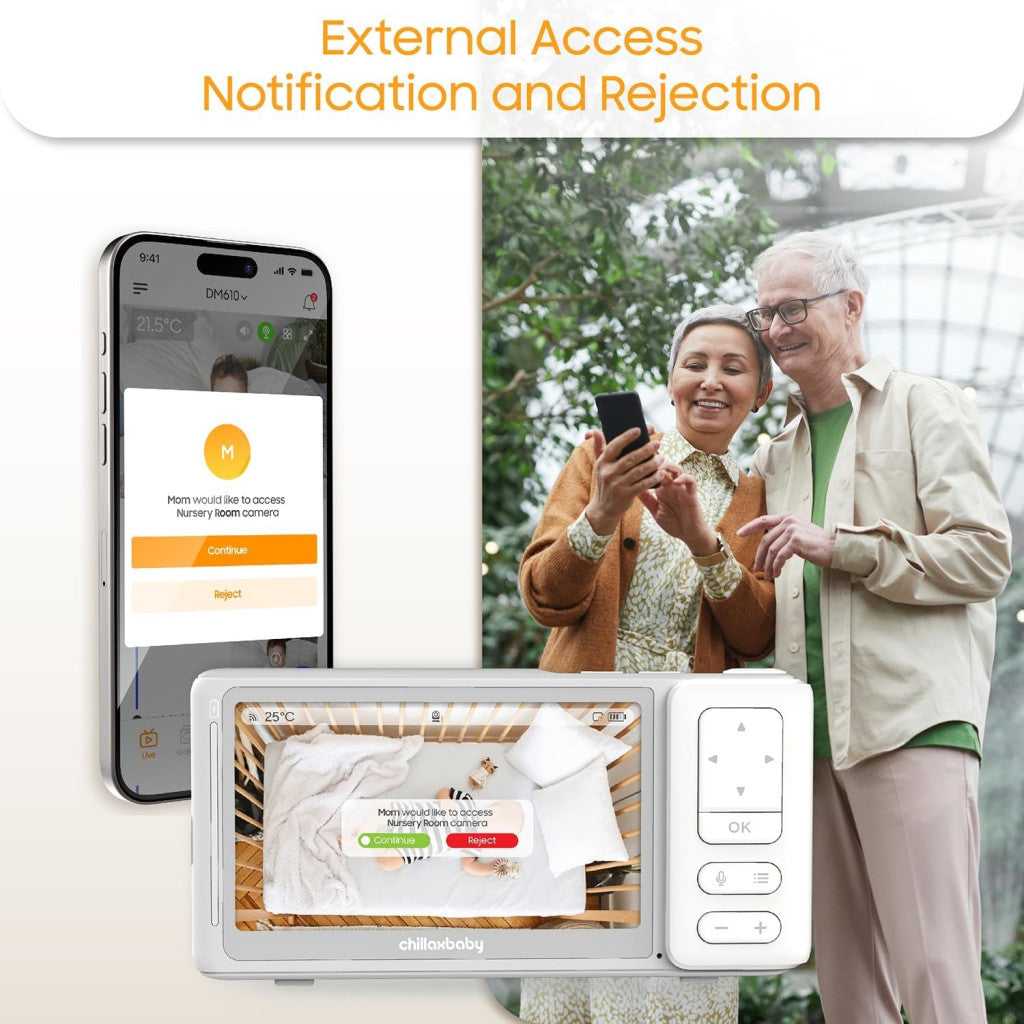 Chillax DM688 Giraffe Pro Max wifi és hordozható kamerás babaőrző-3