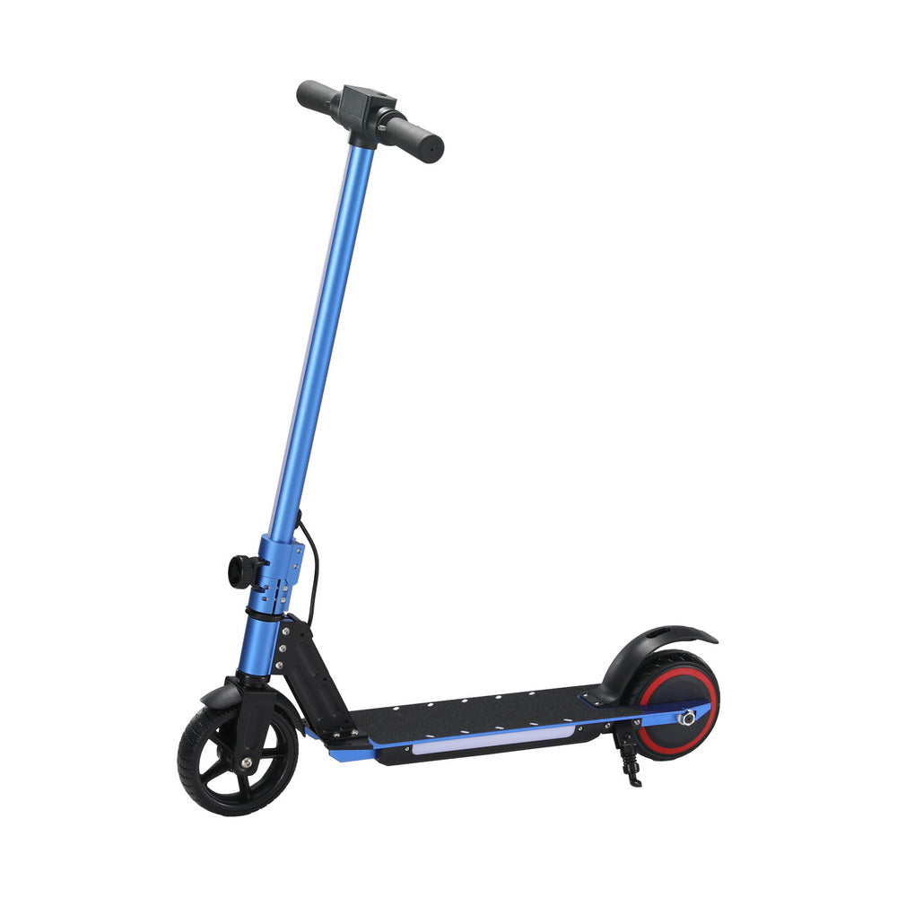 NNEDSZ Electric Scooter 130W 16KM/H LED Light Folding Portable Riding Commuter Blue-2