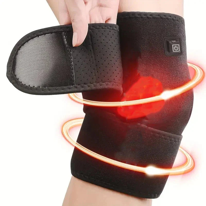 NNEOBA Electric Heating Knee Pads USB Hot Compress with Adjustable Temperature Black-2