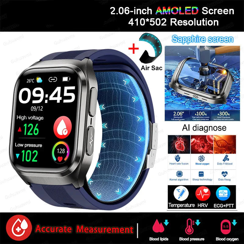 NNEOBA Sports Smart Watch Blue-3