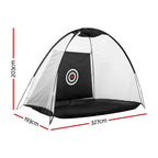 NNEDSZ 3M Golf Practice Net Portable Training Aid Driving Target Tent Black-1