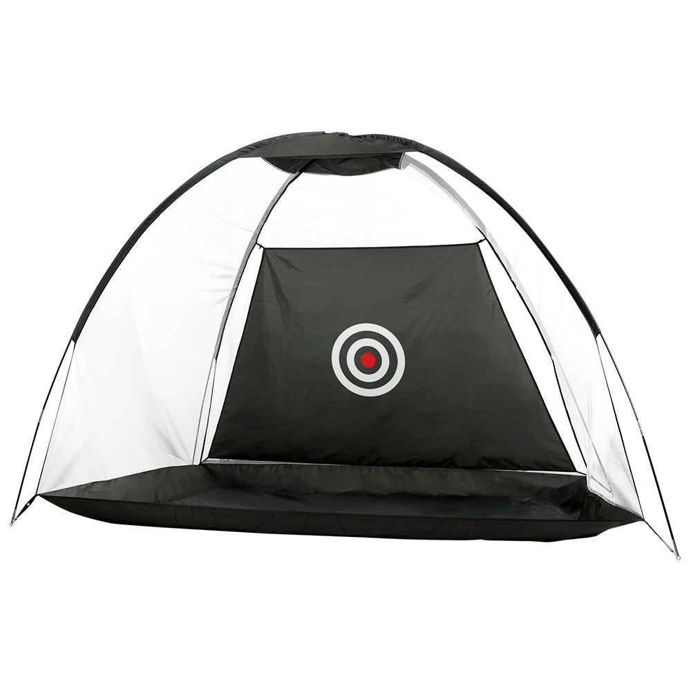 NNEDSZ 3M Golf Practice Net Portable Training Aid Driving Target Tent Black-2