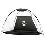 NNEDSZ 3M Golf Practice Net Portable Training Aid Driving Target Tent Black-2