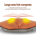 NNEDSZ Portable Kneading Neck and Shoulder Massager with Heat - Four-Button Design, Beige-2