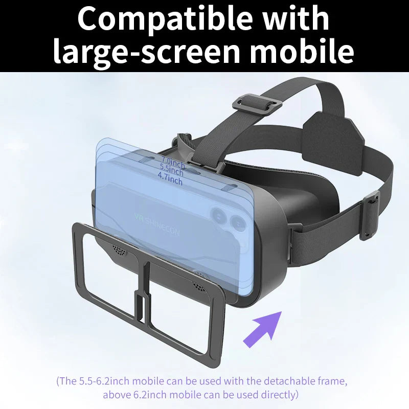 3D VR Glasses with Smart Goggles for Smartphones-3
