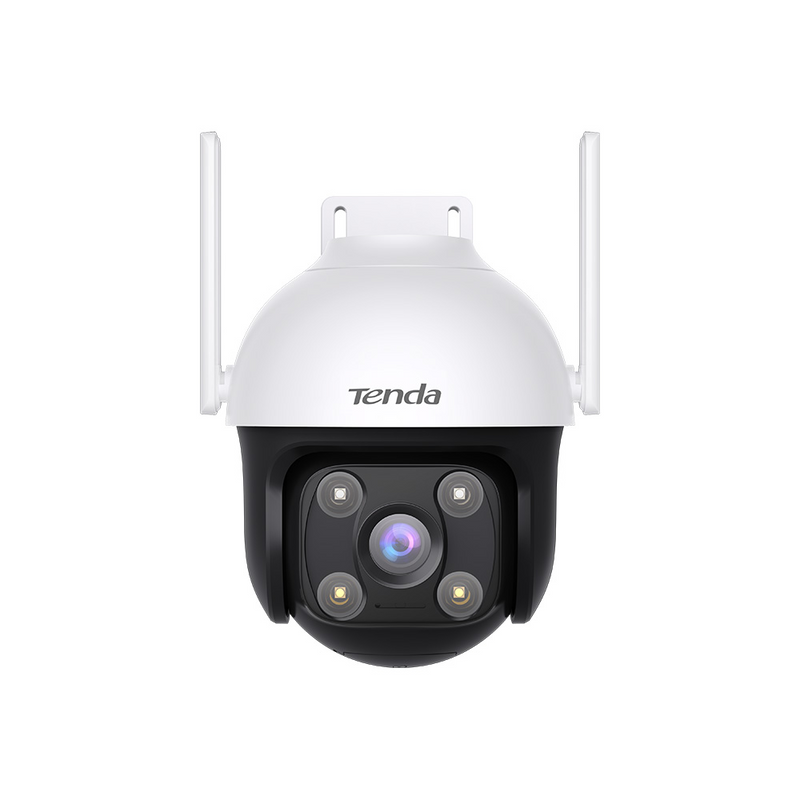 Tenda RH7-WCA WIFI камера за наблюдение, 4MP QHD, външна/вътрешна, Ultra HD, ротация, 360° видимост, светещи светодиоди, двупосочна комуникация, карта/облачно съхранение, сензор за движение, бяла, съвместима с Alexa (RH7-WCA)-0