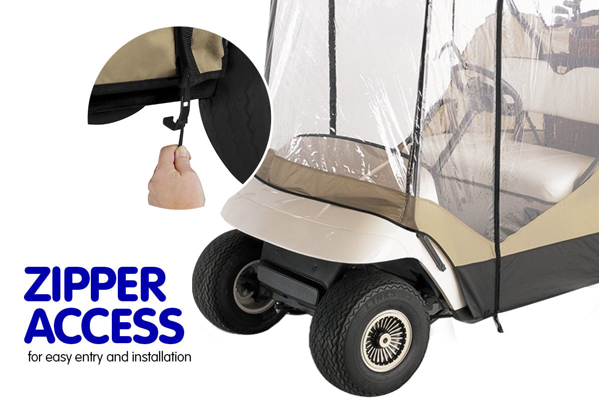 NNEDPE Samson 2 Seater Golf Cart Enclosure Waterproof Cover Buggy-1