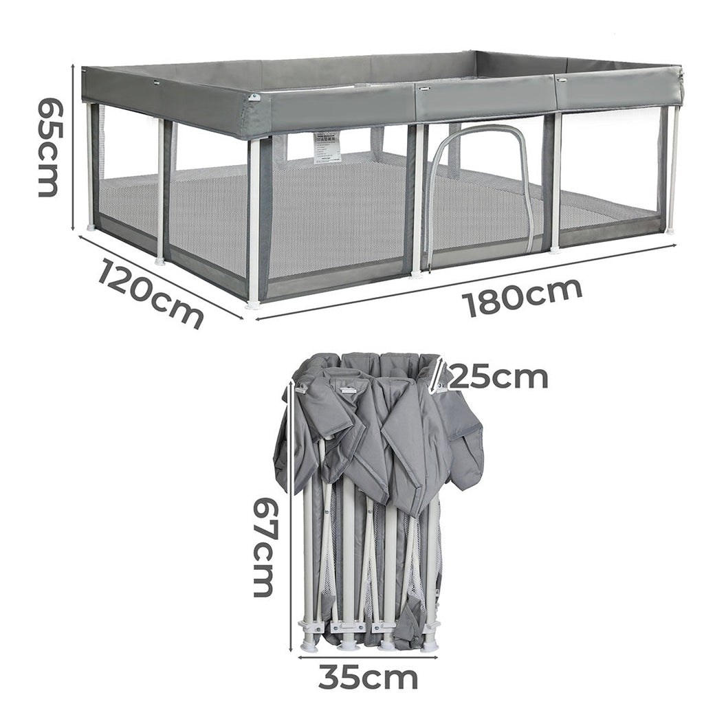 Bopeep Kids Playpen Foldable 120X180-1