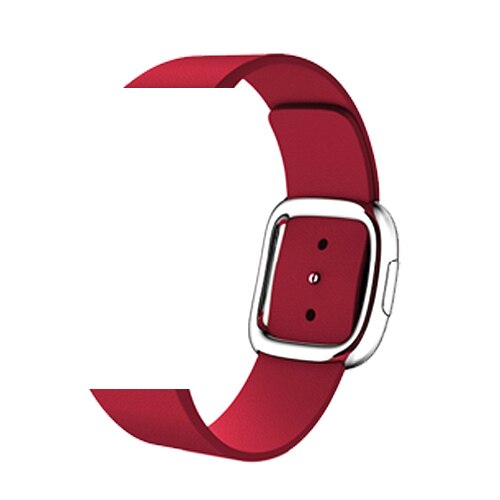 Leather Modern buckle strap For Apple Watch band 44mm/40m iwatch band 42mm/38mm correa bracelet apple watch series 6 se 5 4 3-4