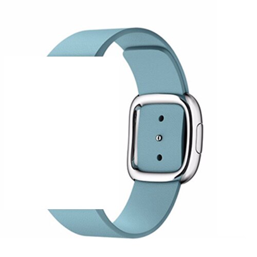 Leather Modern buckle strap For Apple Watch band 44mm/40m iwatch band 42mm/38mm correa bracelet apple watch series 6 se 5 4 3-3