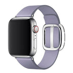 Leather Modern buckle strap For Apple Watch band 44mm/40m iwatch band 42mm/38mm correa bracelet apple watch series 6 se 5 4 3-1